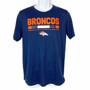 The Nike Tee Athletic Cut Denver Broncos Shirt NFL YOUTH Size XL
